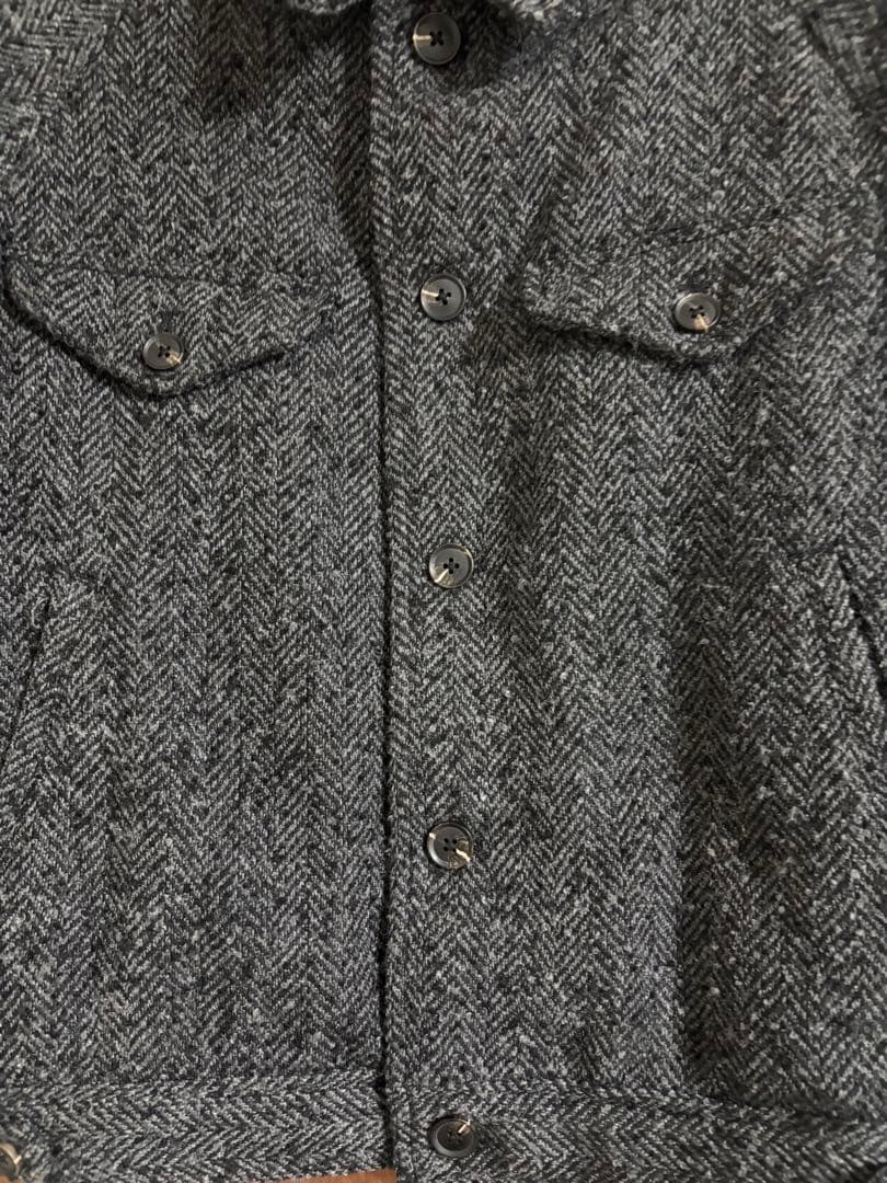 shiun TWEED CROPPED BLOUSON XSサイズ