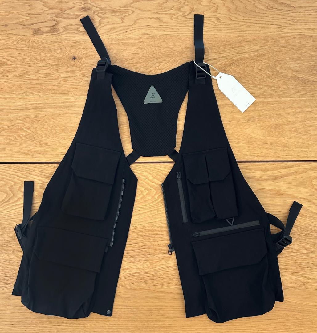 【未使用】日本製 A+TOKYO ナイロン シューティング ベスト L ブラック