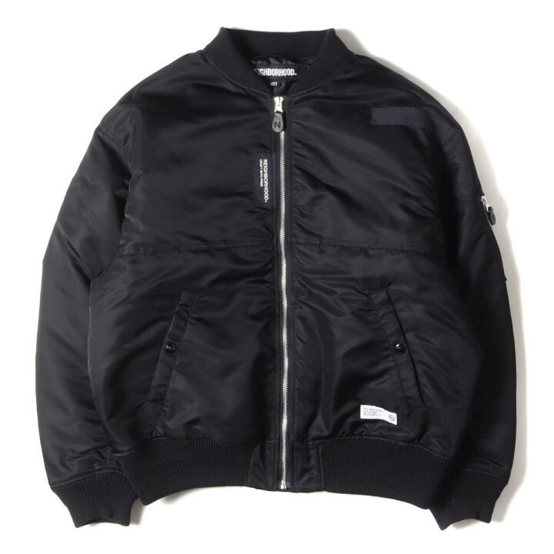ジャケット・アウター NEIGHBORHOOD MA-1 FLIGHT JACKET 23AW L