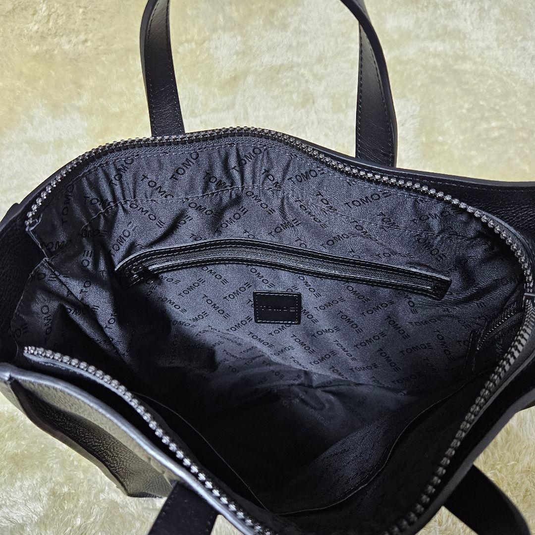 TOMOE トモエ INTRO LTO R1 トートバッグ黒2WAYレザー