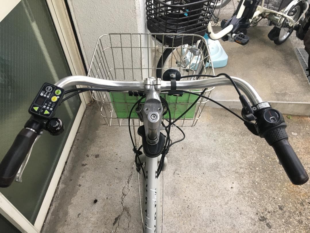 地域限定送料無料　ハイディツー　HYDEE　15,4AH　白系　電動自転車