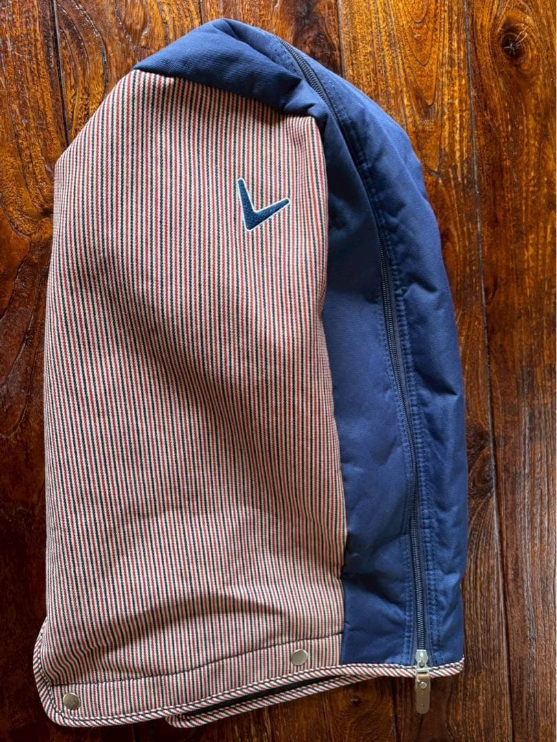 Callaway ゴルフバッグ ストライプ オレンジ/ネイビー