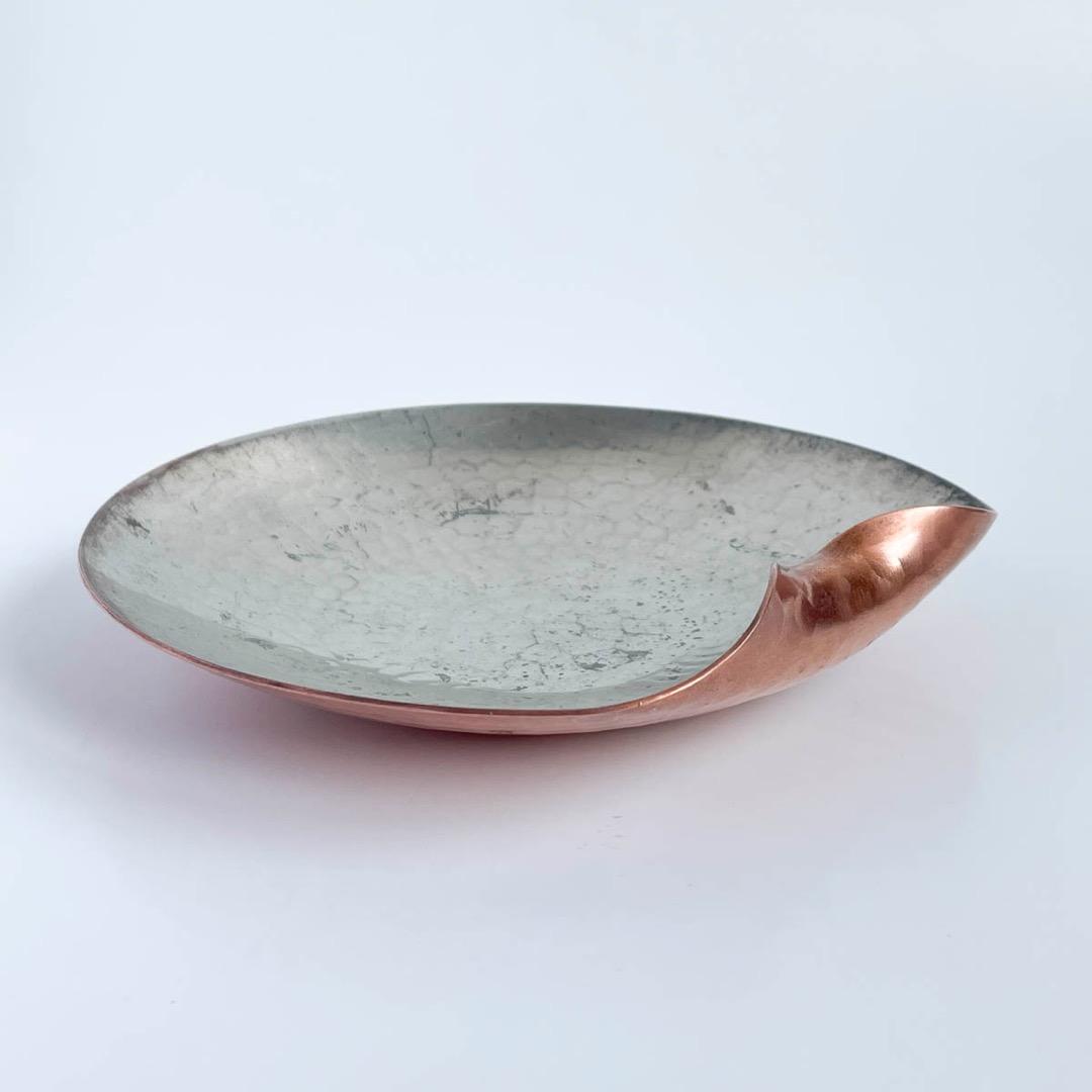 【羊】京都 有次 銅 お皿／トレイ／プレート『シェル』6枚セット