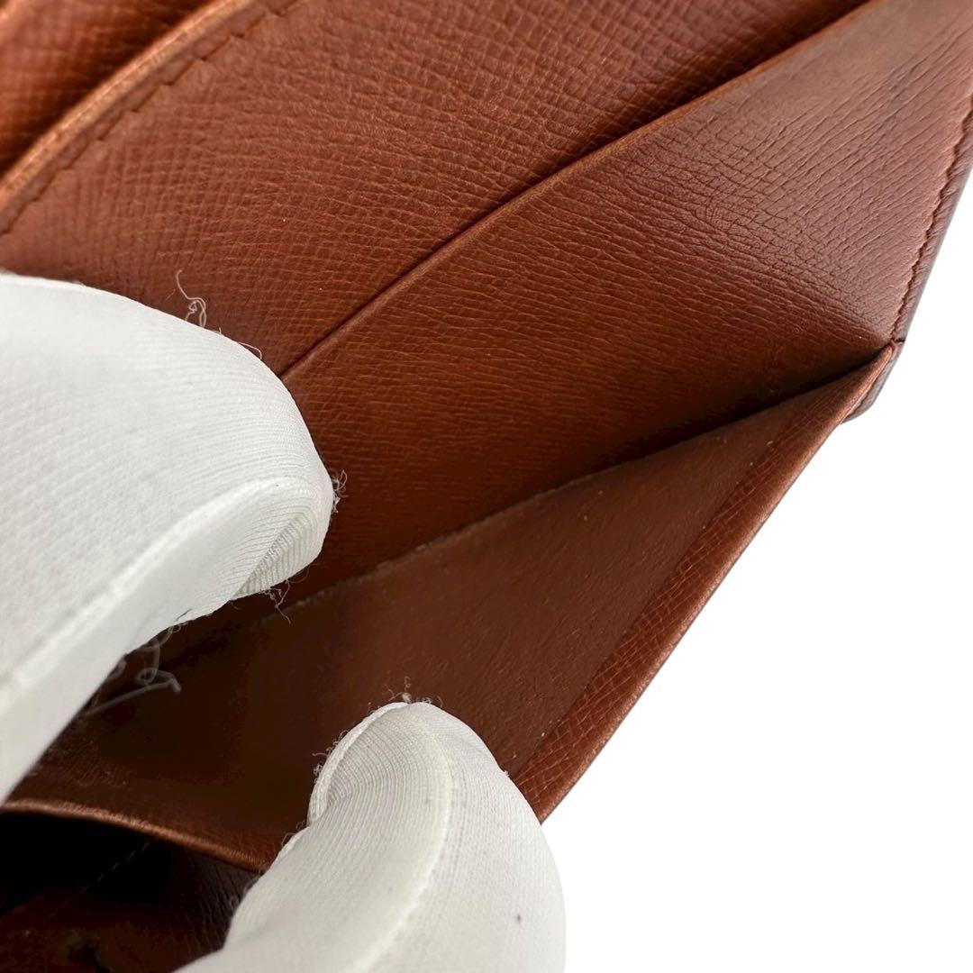 【美品】ルイヴィトン モノグラム 二つ折り財布 ポルトフォイユ・ミュルティプル