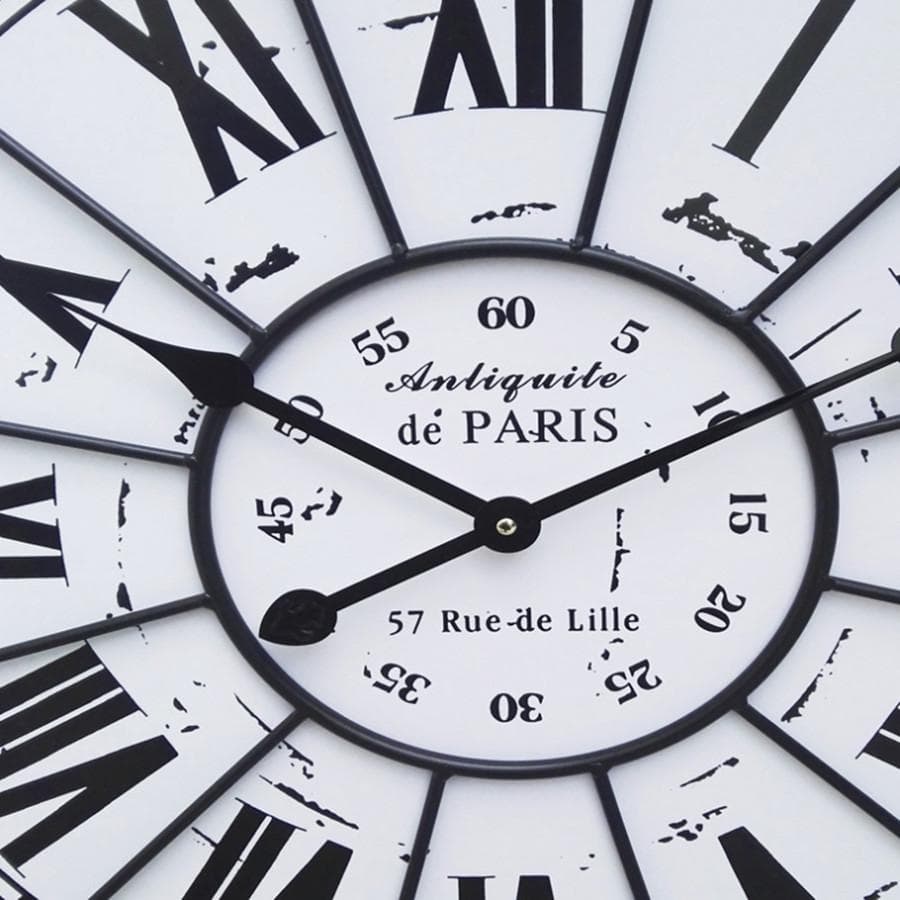 壁掛け時計　ビッグ掛け時計　北欧風　古風　手作り