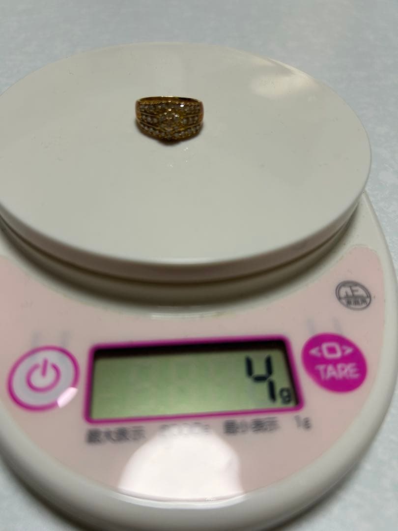 １８金デザインリング