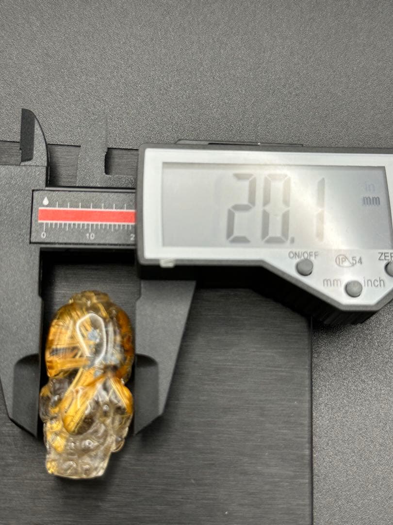 ルチルクォーツ貔貅（オレンジ）貴重です！