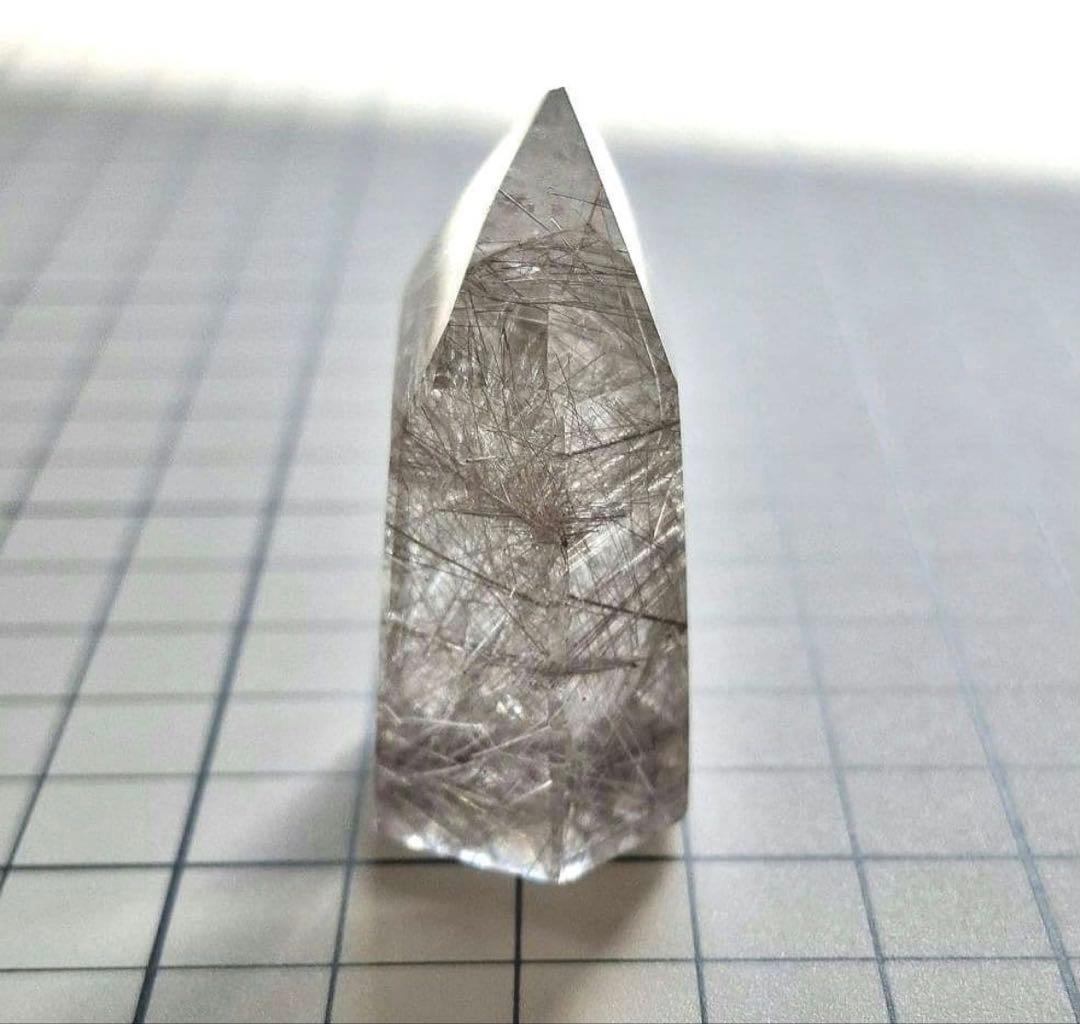 シルバールチルクォーツ 六角柱 ポリッシュ