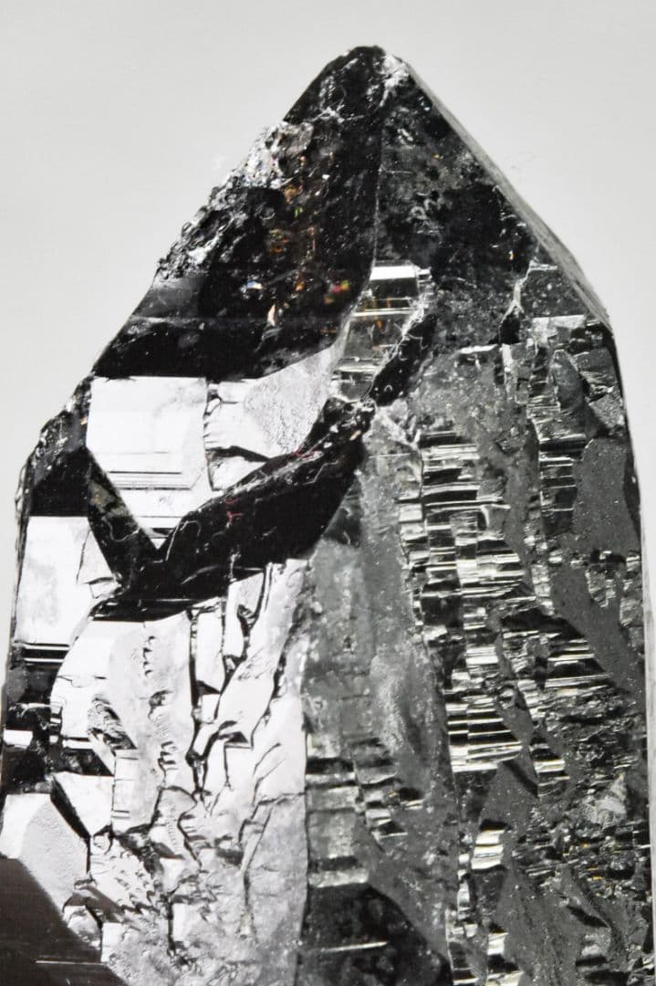 最新産出！ 岐阜県中津川市蛭川田原産 モリオンに近いスモーキークォーツ01