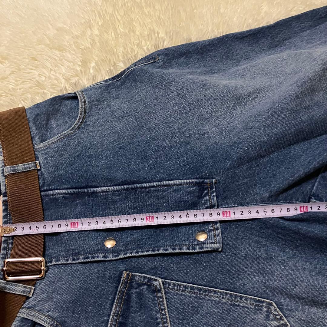 未使用　プランシー　ワイドレッグ　カーゴ　ジーンズ 38