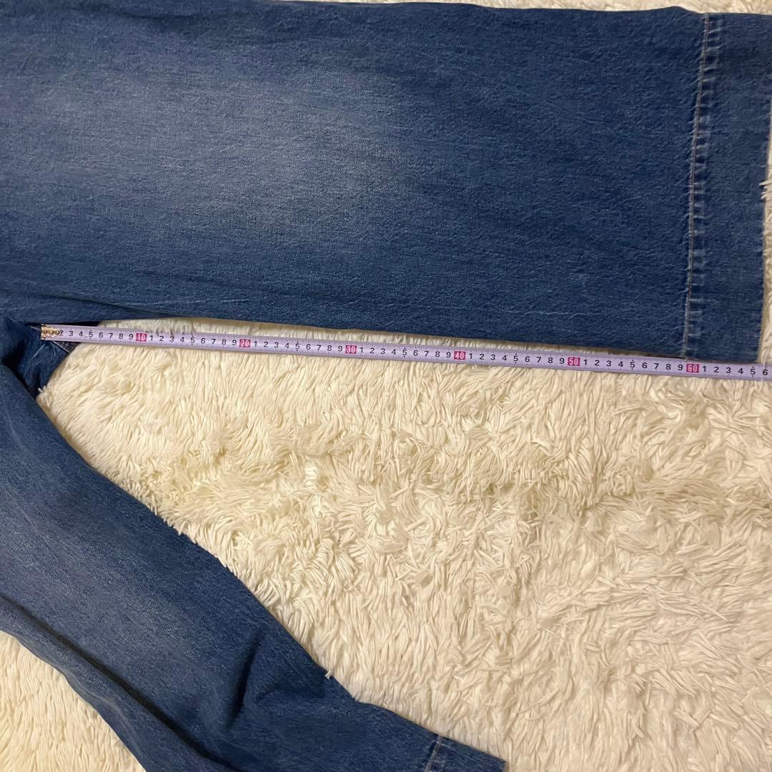 未使用　プランシー　ワイドレッグ　カーゴ　ジーンズ 38