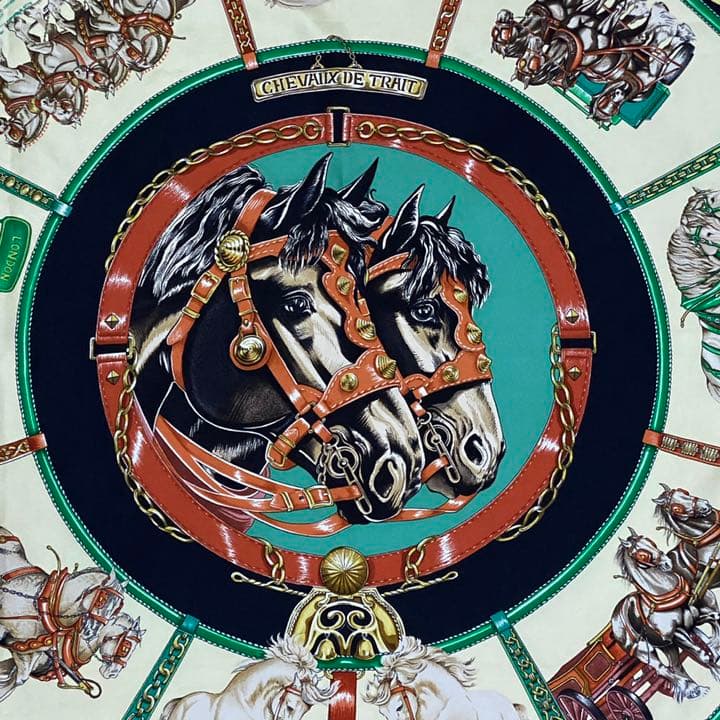 【専用です】Hermes ビンテージ カレ CHEVAUX DE TRAIT