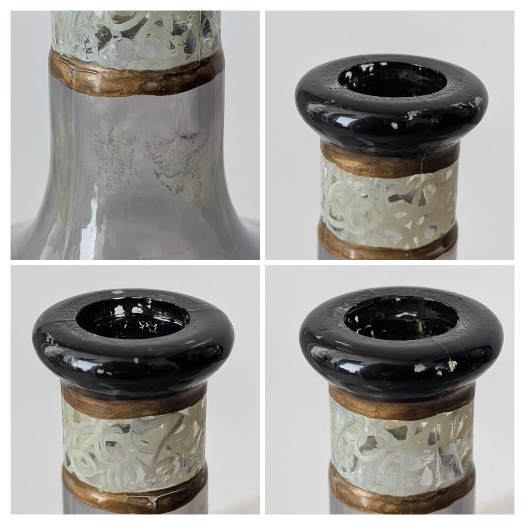 MURANO ムラーノガラス イタリア製 エナメル彩 ガラス デキャンタ 珍品