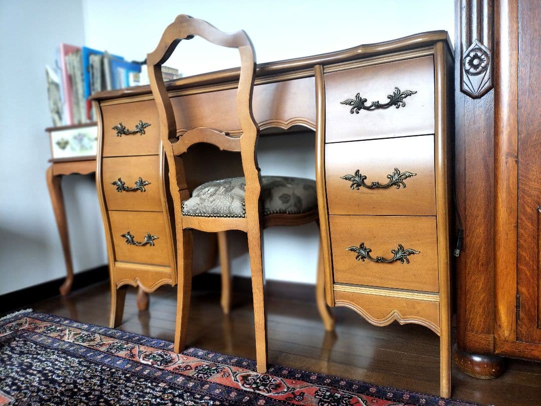 イタリア製／アンティークデスク／机