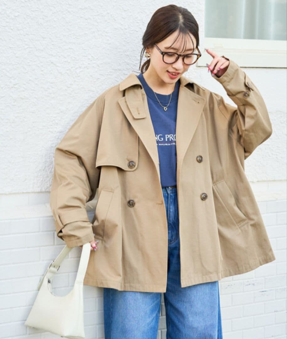 【新品未使用品】フリークスストア ショートトレンチコート トレンチコート