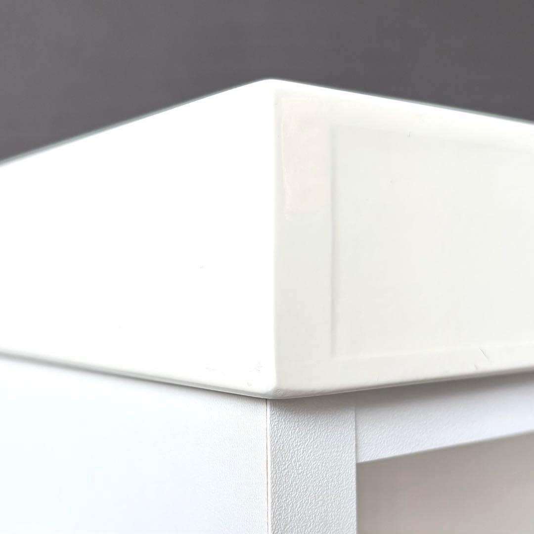 ニトリ ✨ シンプルホワイト ダイニングテーブル ＋ 収納棚付き ✨