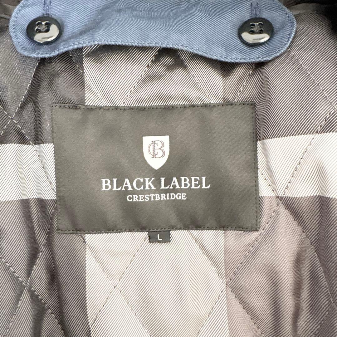 ブラックレーベルクレストブリッジ トレンチコート キルティングライナー 中綿 L