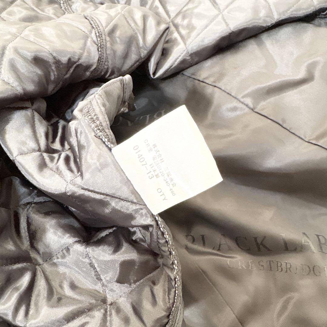 ブラックレーベルクレストブリッジ トレンチコート キルティングライナー 中綿 L