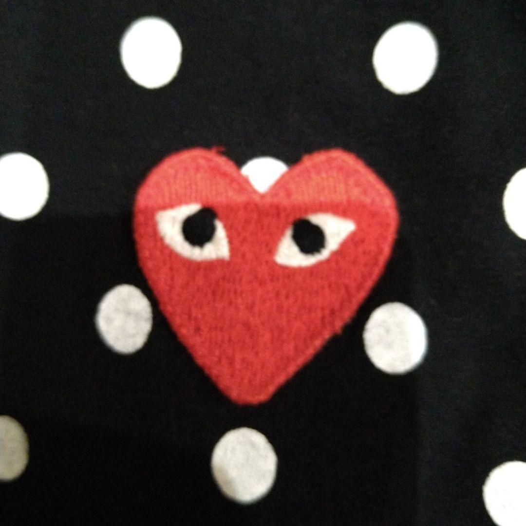 PLAY COMME des GARÇONS ドット柄　長袖Tシャツ