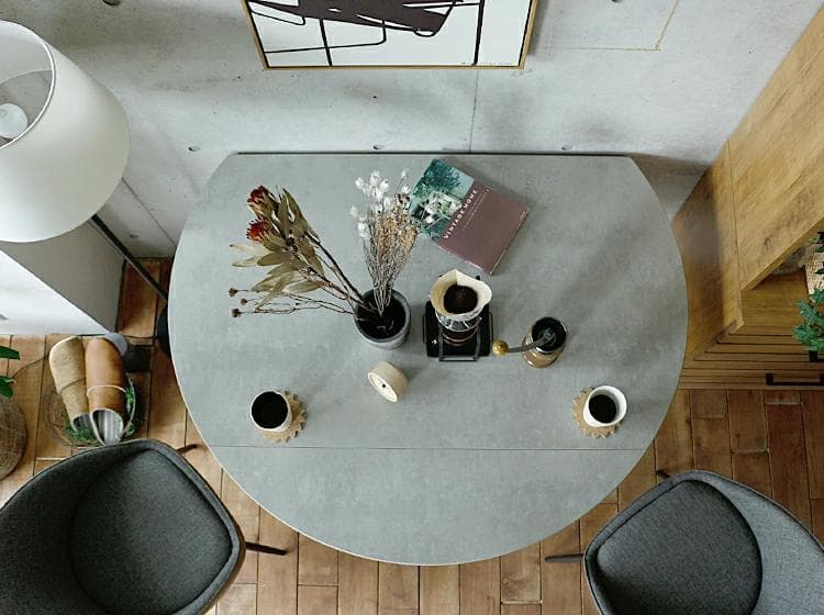 昇降・伸縮テーブル AILL（アイル） テーブル リビングテーブル