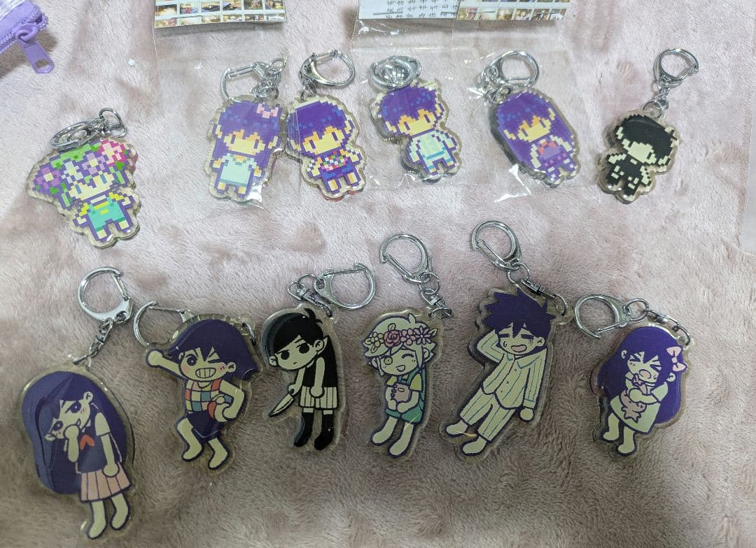 OMORIアクリルキーホルダー　リバーシブル