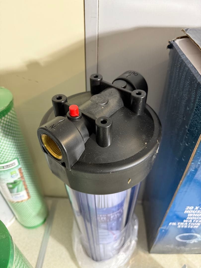 カーボン浄水フィルター 20インチ Big Blue セット CB205-8B