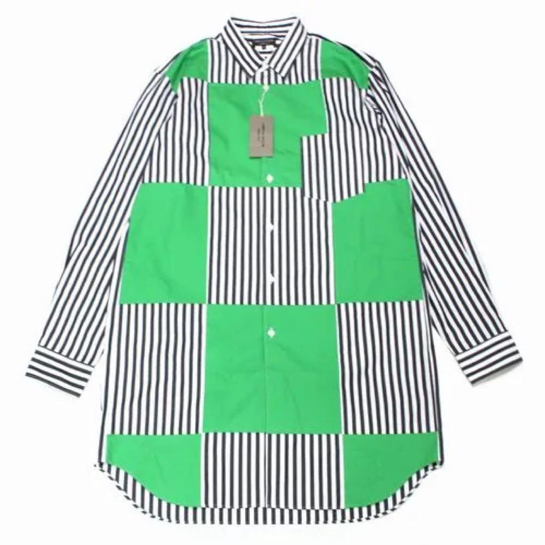 【新品】COMMEdesGARCONSHOMMEPLUS 25SS パッチシャツ