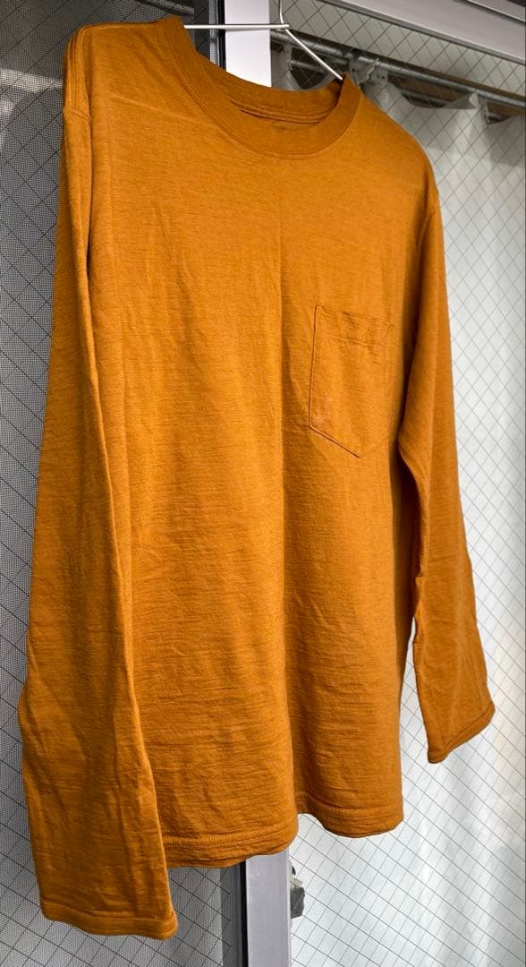 【美品】brownby2tacs ロングTシャツ　マスタード