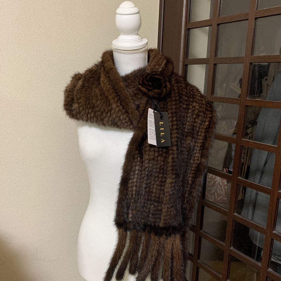 ネコ丸❗️お値下ビックリプライス❗️【新品未使用品】ミンクショール（タグ付き）