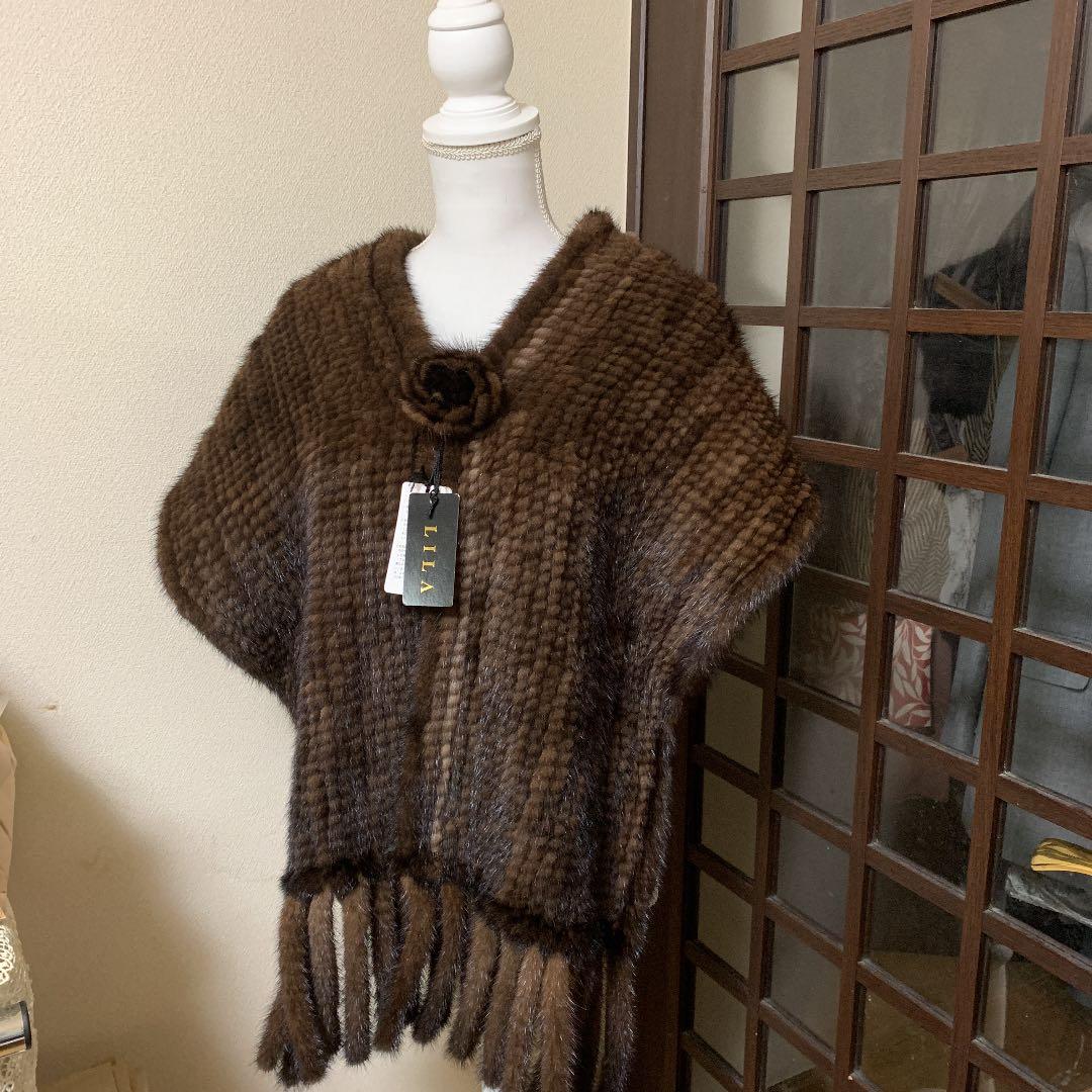 ネコ丸❗️お値下ビックリプライス❗️【新品未使用品】ミンクショール（タグ付き）
