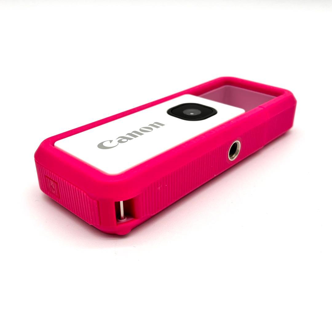 防水カメラ Canon iNSPIC REC FV-100 アソビカメラ　ピンク