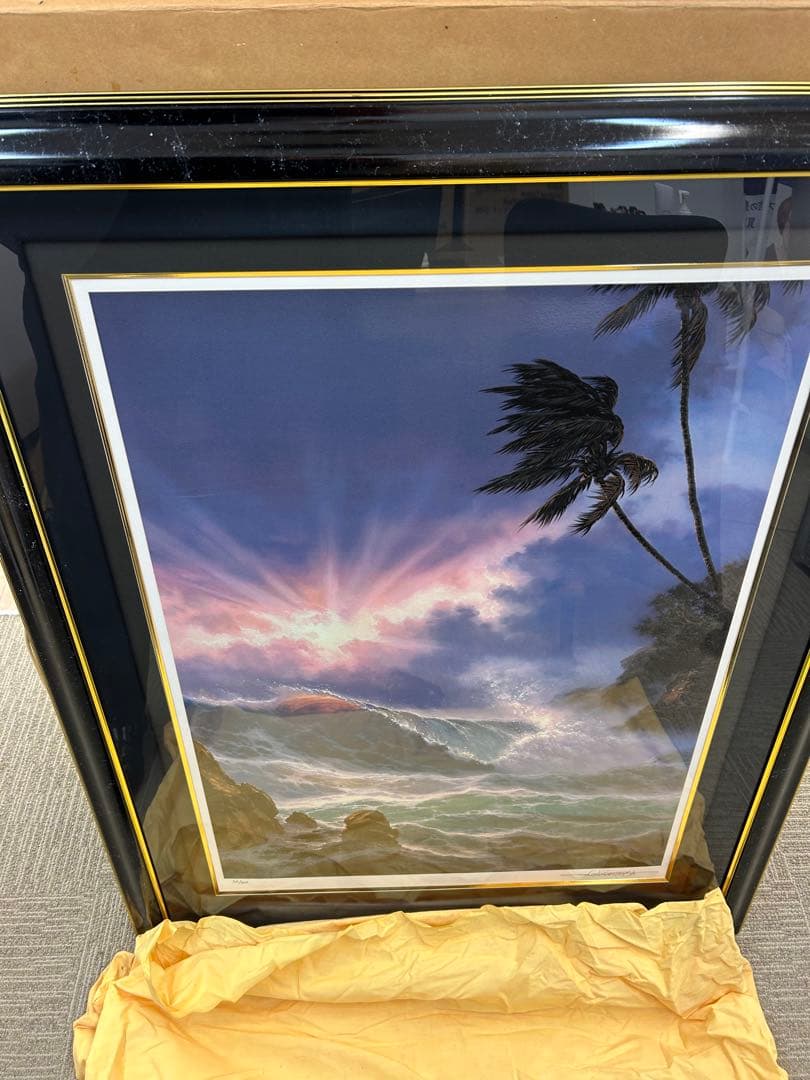 ダボラ　アイランド　サンベースト　絵画　版画　ED34/200