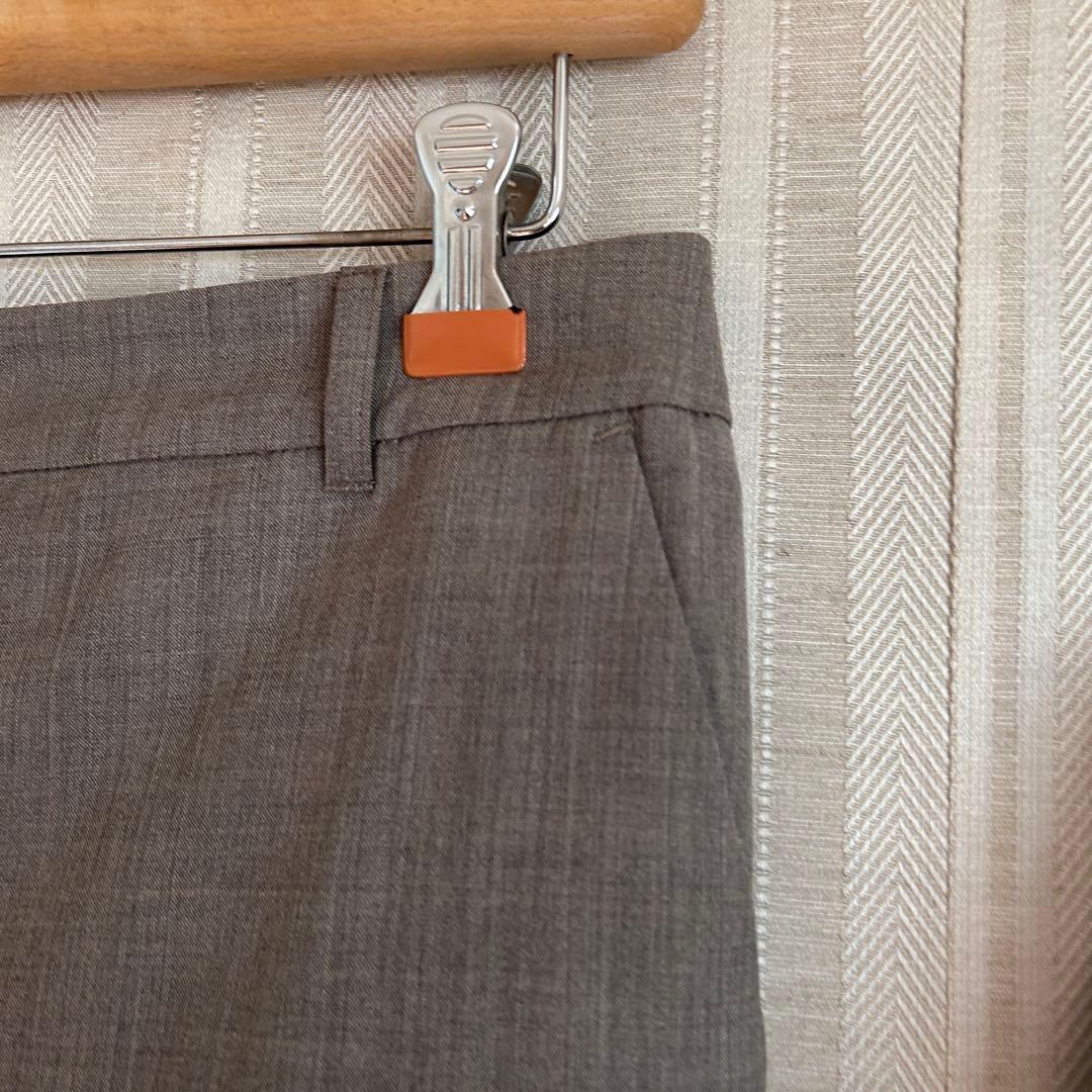 美品！NATURAL BEAUTY BASICノーカラーストレッチパンツスーツM