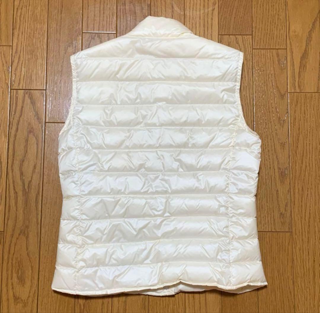 モンクレール　MONCLER ダウンベスト　白　ダウン　サイズ1