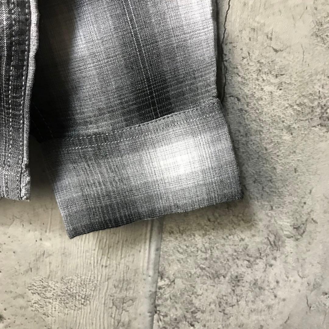 di55古着　タウンクラフト　オンブレ　レーヨンシャツ　復刻　タグ付き