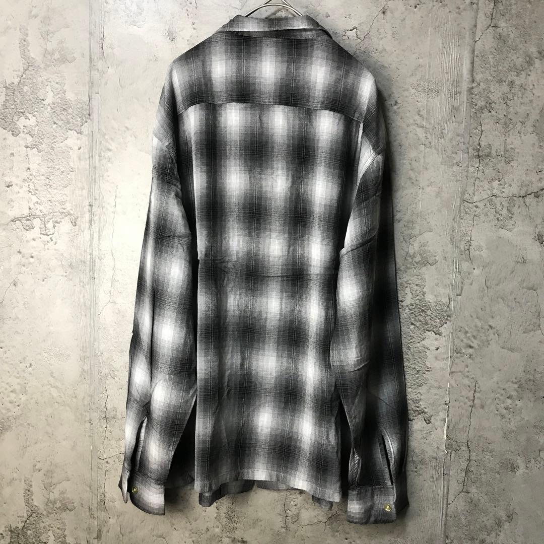 di55古着　タウンクラフト　オンブレ　レーヨンシャツ　復刻　タグ付き