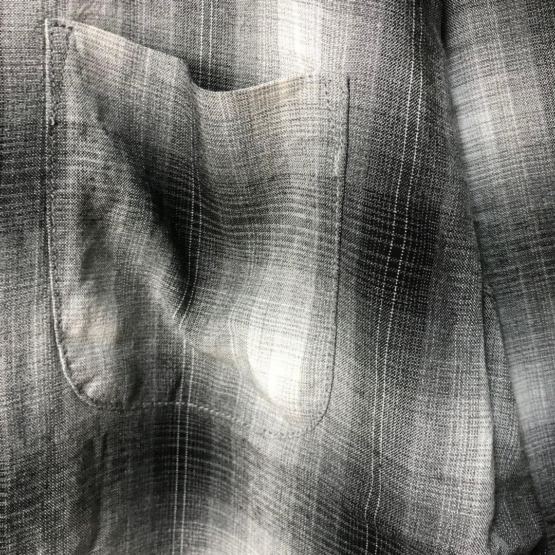 di55古着　タウンクラフト　オンブレ　レーヨンシャツ　復刻　タグ付き