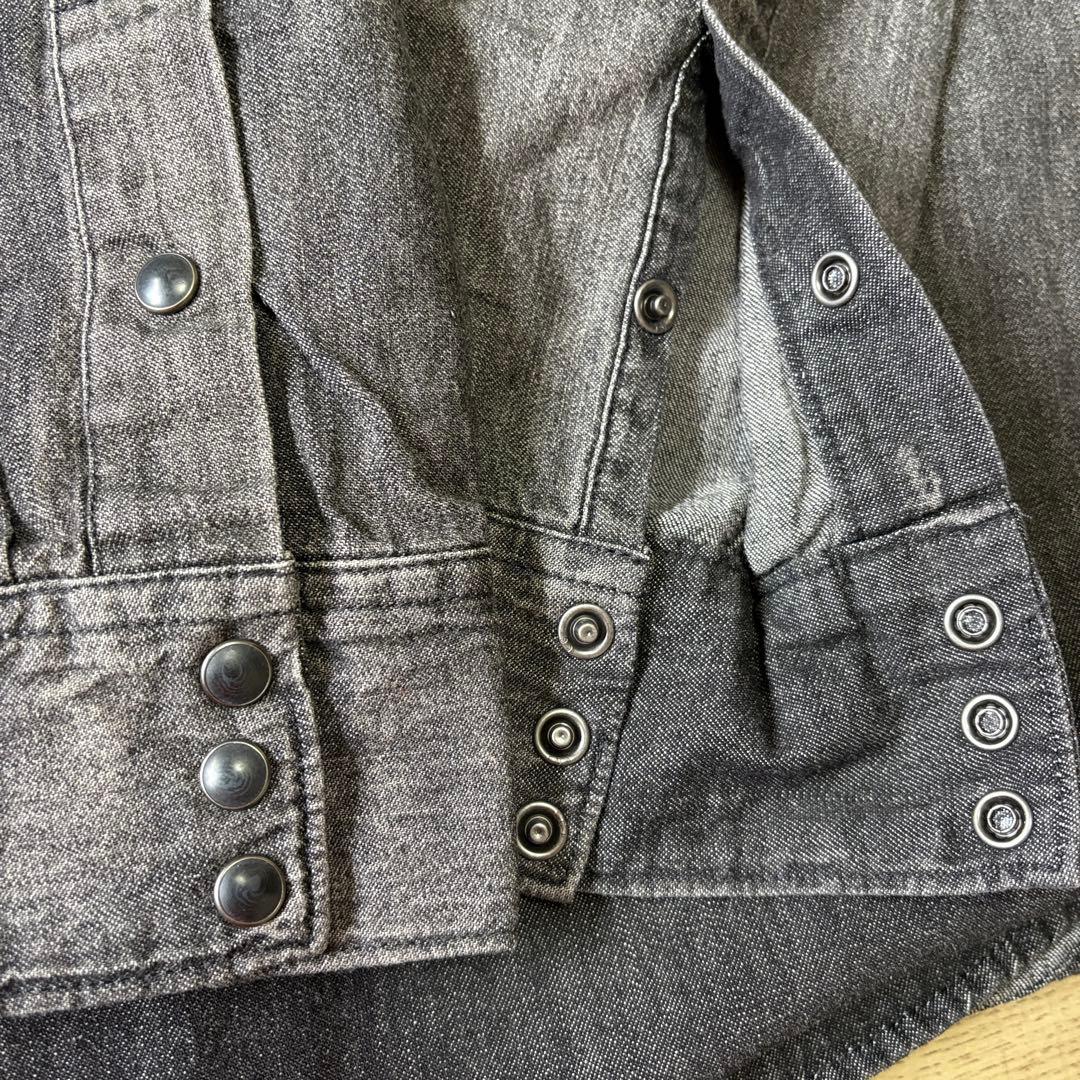 デニム&サプライ ラルフローレン デニムシャツ ブラック 新品 タグ付 L 希少