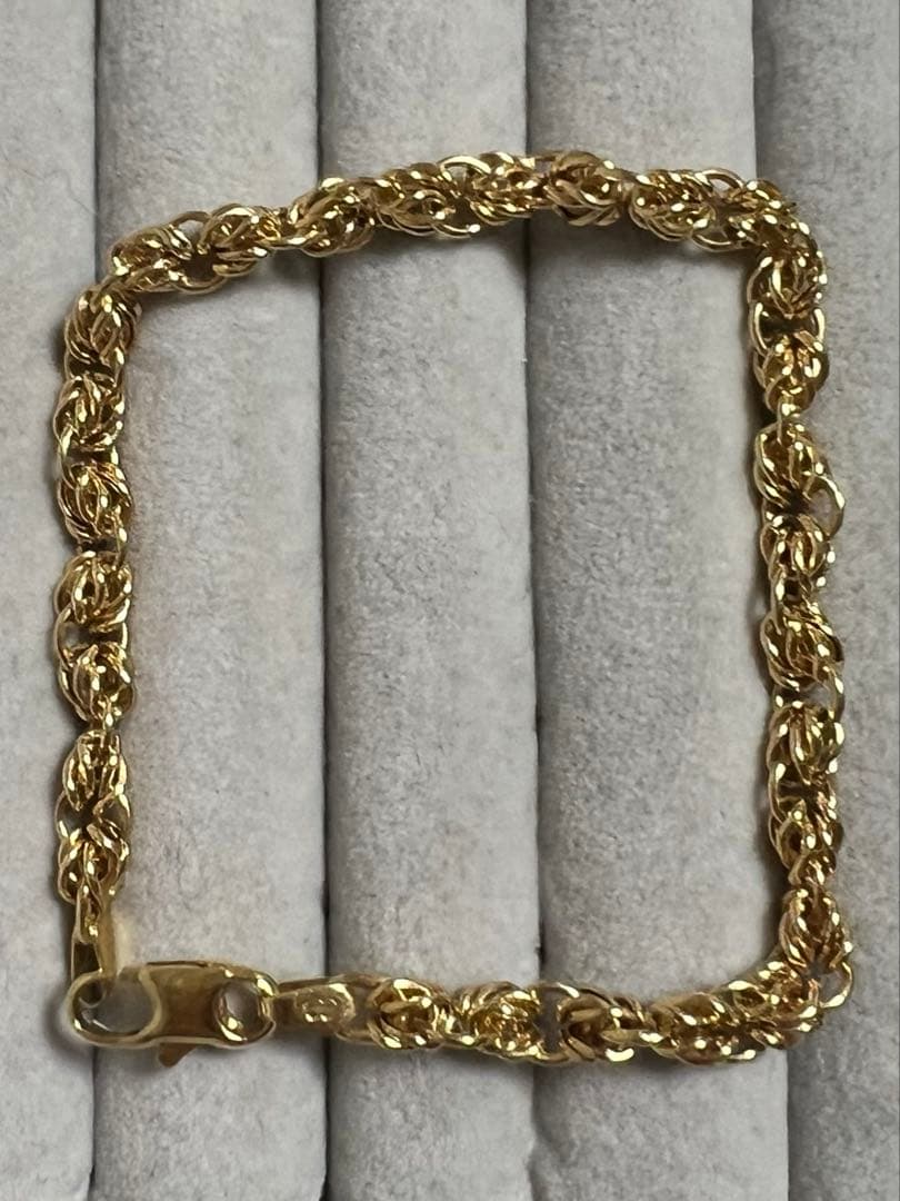 K18 YGウノアエレUNOAERREブレスレット　4.68g