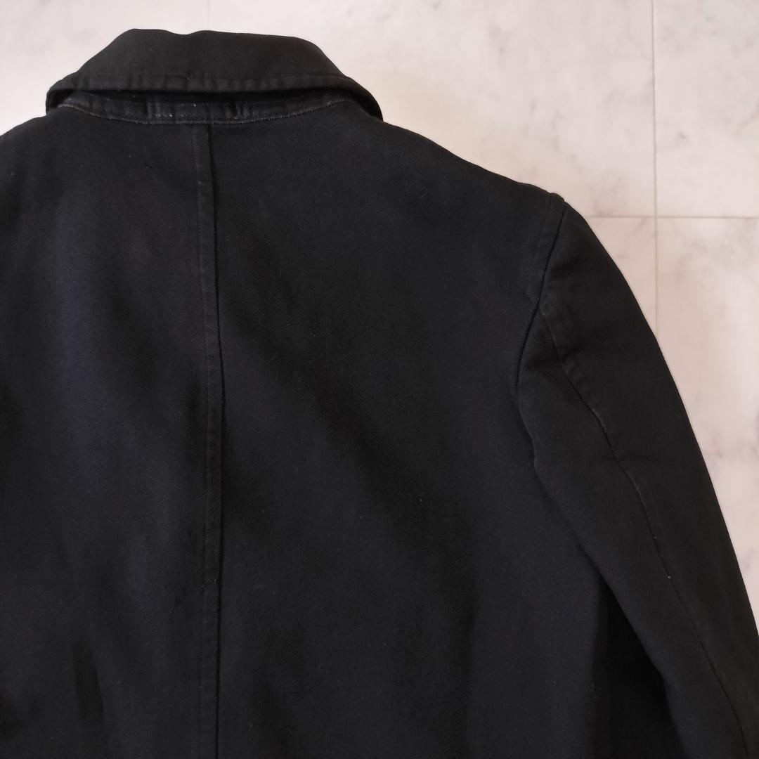 希少 コムデギャルソンオムプリュス 2005AW 製品染めステンカラーコート M