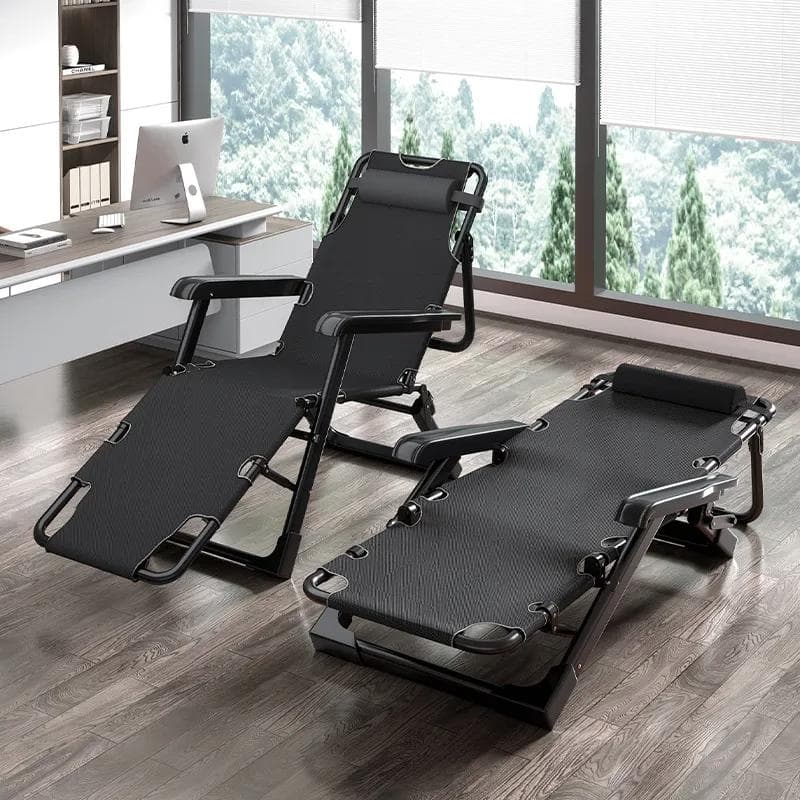 折りたたみリクライニングチェア（オフィス昼寝・家庭用）コンパクト収納可能