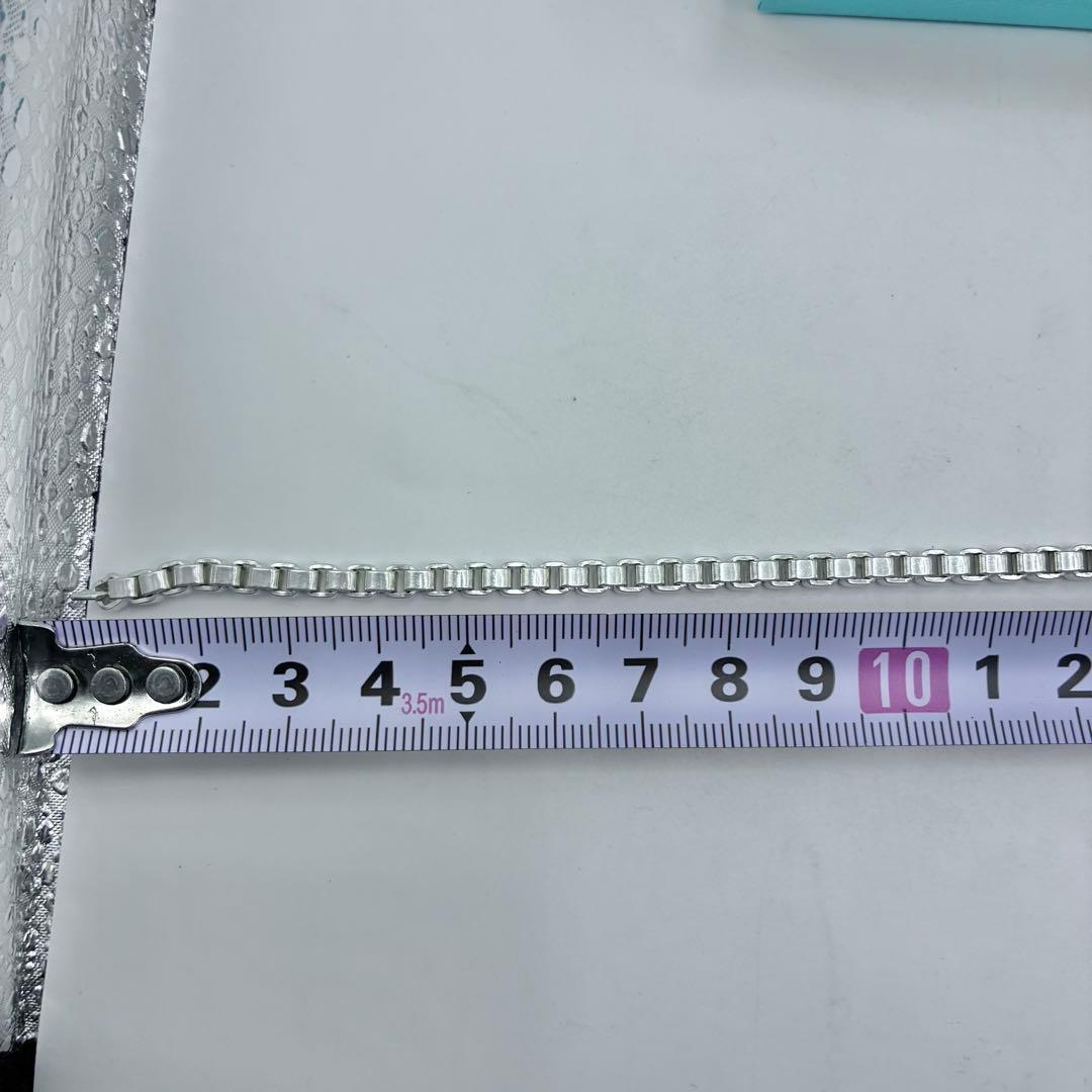 【美品】ティファニー ベネチアン ブレスレット 17cm シルバー レディース