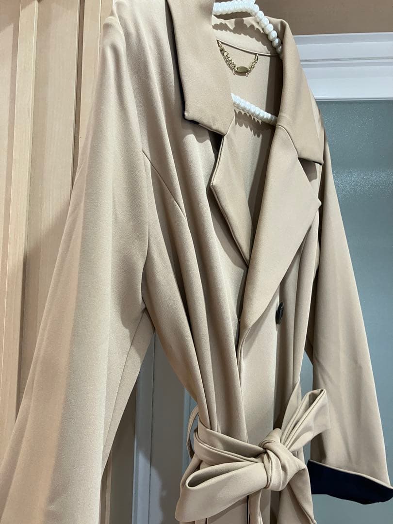 【完売品】【JENNE 】オードリーフレアトレンチコート M