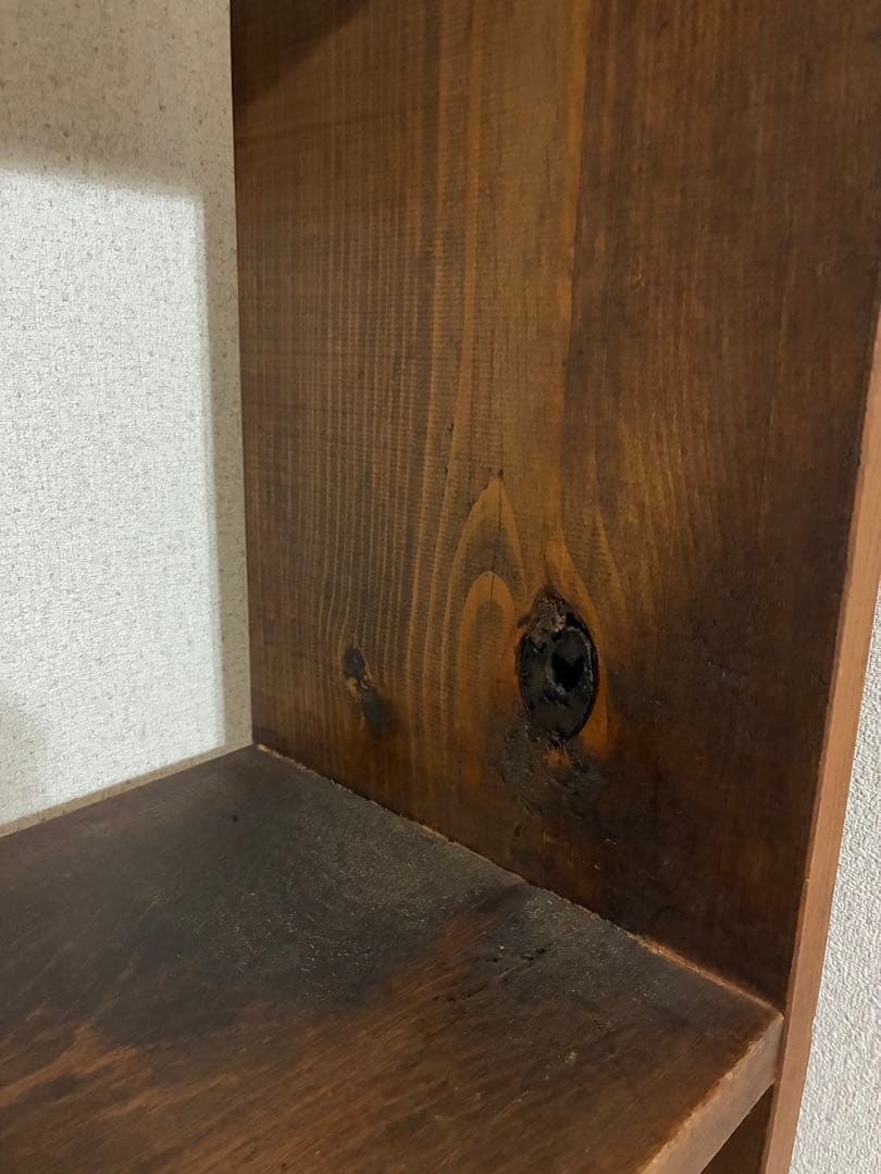 木製ラック ブラウン 無垢