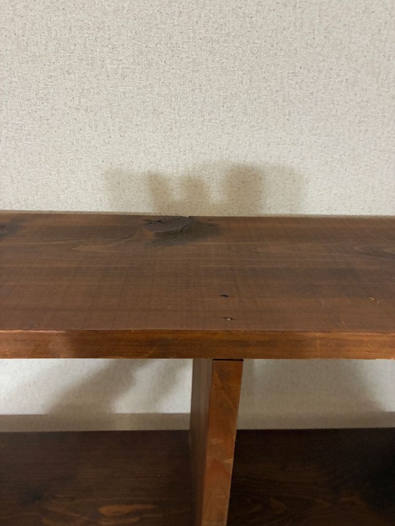 木製ラック ブラウン 無垢