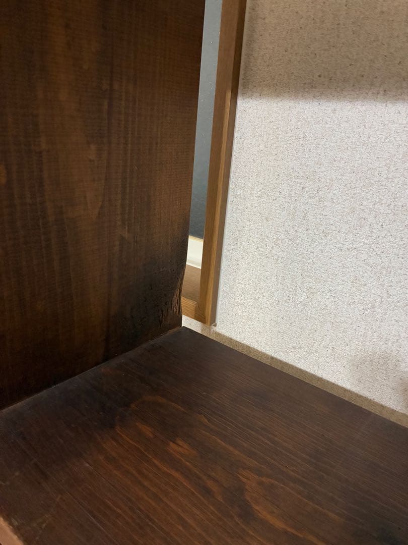 木製ラック ブラウン 無垢