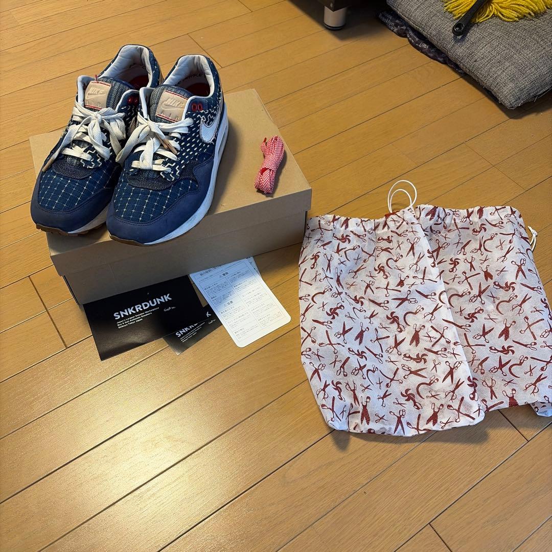 k*】様 DENHAM × NIKE AIR MAX 1 BLUE VOID ※