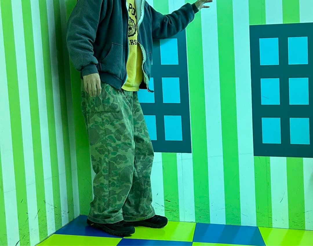 年*ん様 1950s US ARMY M-43 ダックハンターカモ フロッグスキ