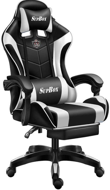 【新品未使用】ゲーミングチェア オットマン付き