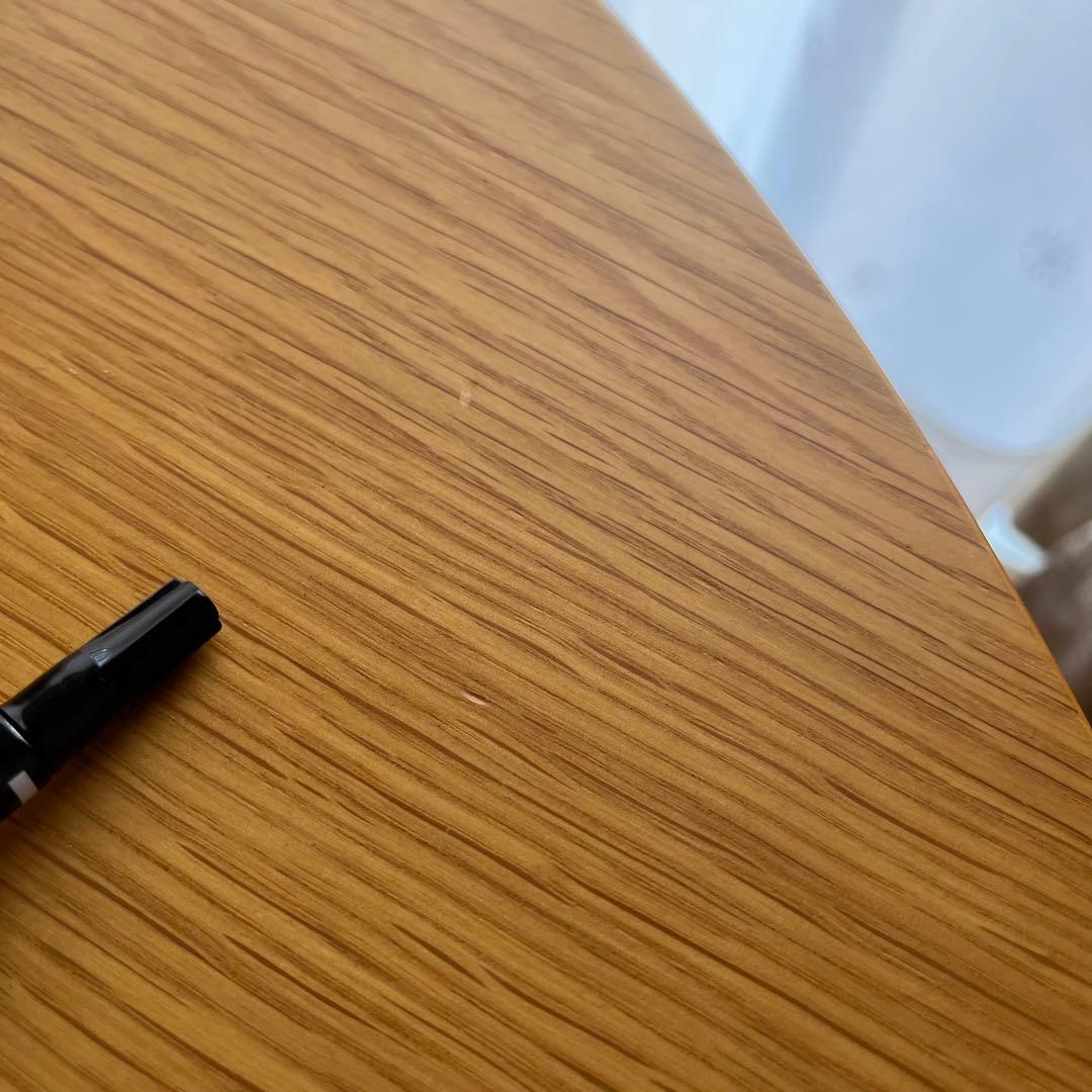 ベルメゾン★集える円形ダイニングテーブル 直径約110cm(解体済)北欧風